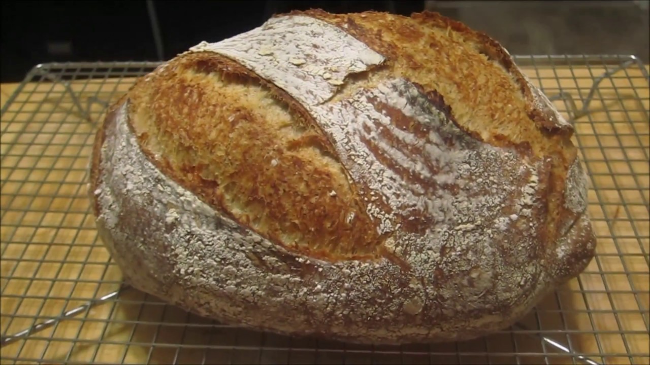 Kvaskov&yacute; chlieb Co se povede  (video recept) / Sourdough Bread Video Recipe