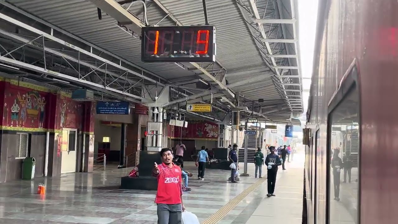 Onboard Arrival of Warangal Railway atation