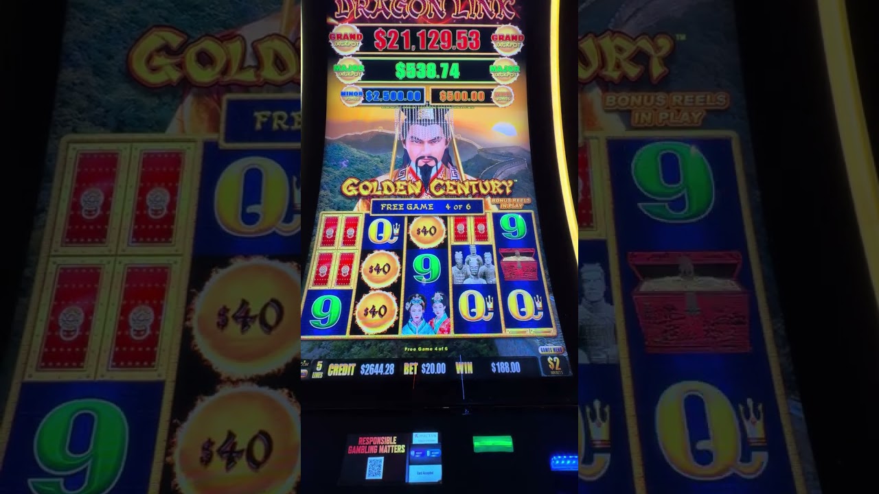 $20 BET BONUS FREE SPINS ON DRAGON LINK 
