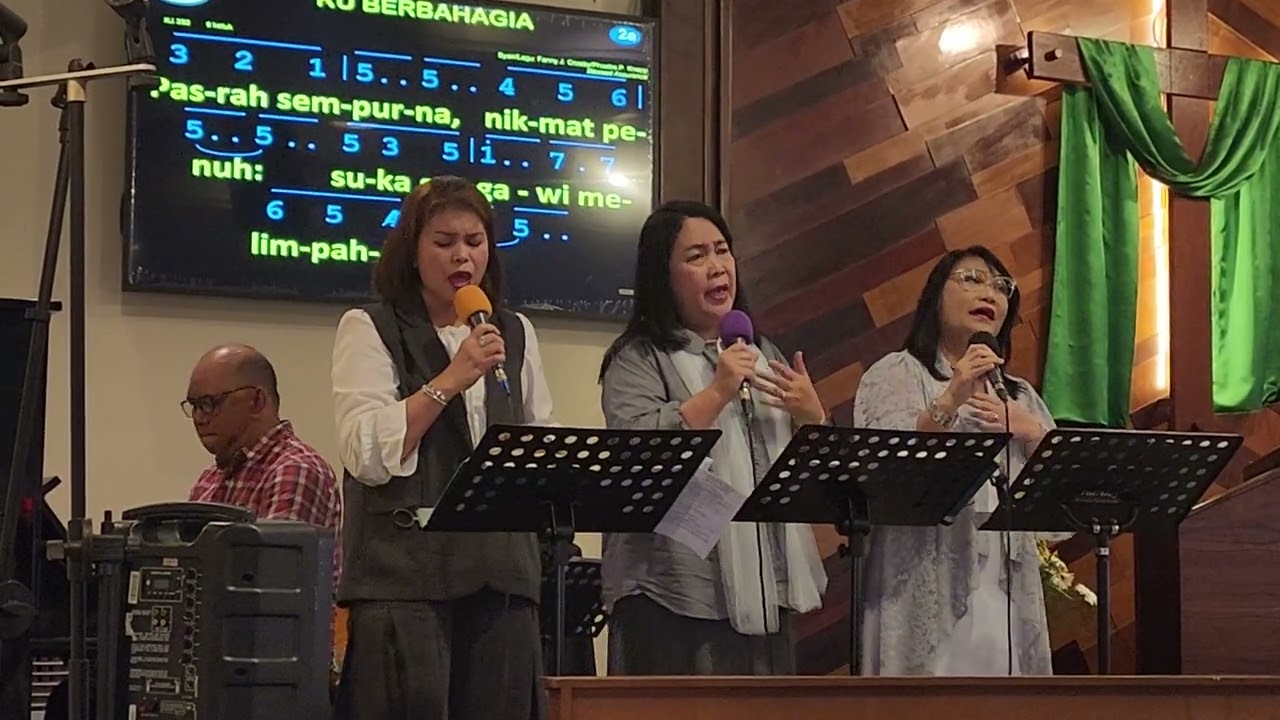 Ku Berbahagia (KJ 392) by Alexandra, Duma & Ria, Pemusik: Djonggi Nababan & Stevy