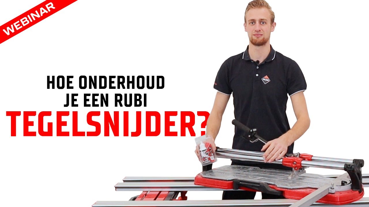 Hoe onderhoud je een RUBI tegelsnijder? | Tips voor langdurig gebruik en topresultaat