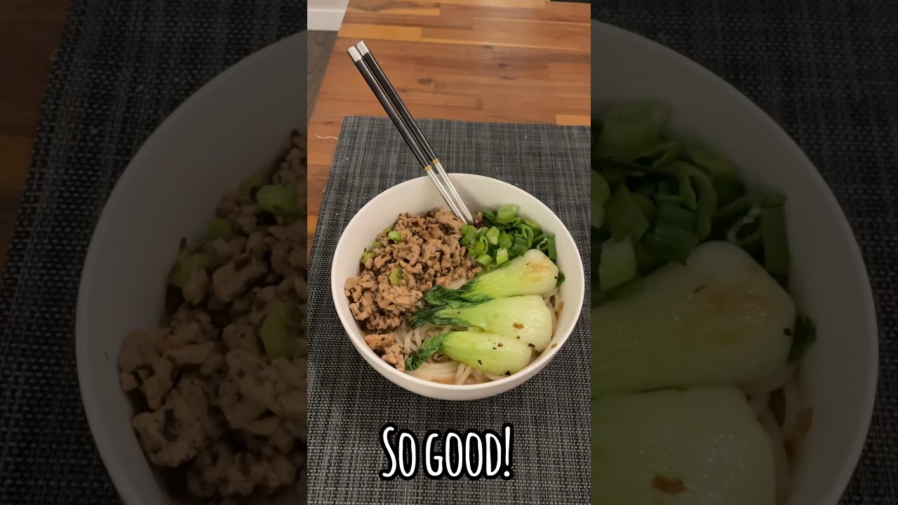 Delicious Easy Sichuan Dan Dan noodles
