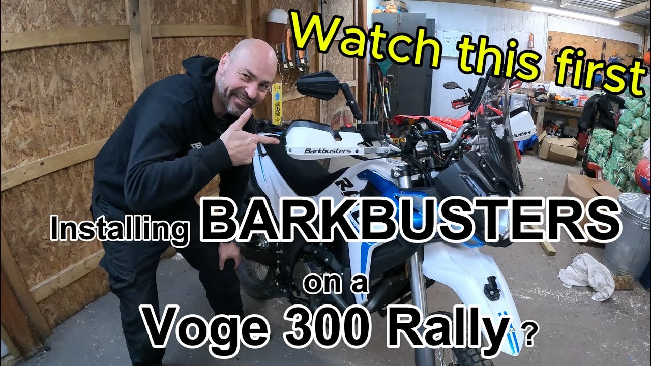 Installing Bark Busters on a VOGE 300 RALLY