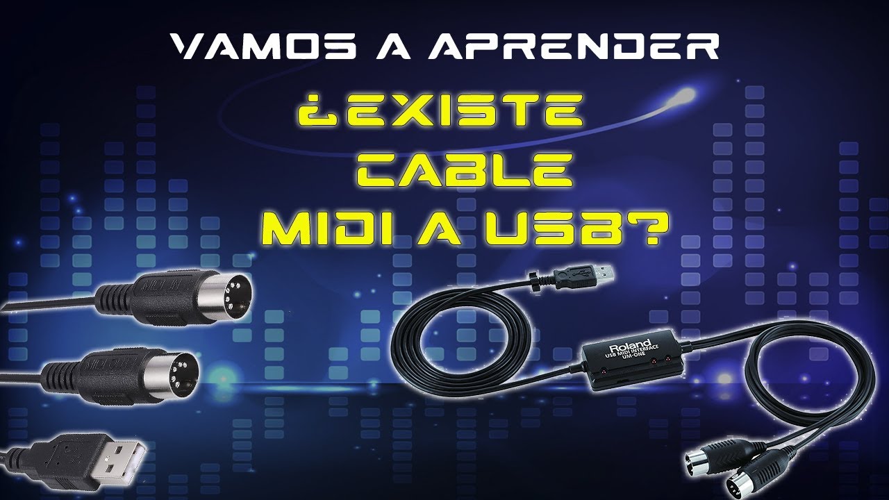 cable MIDI a USB ¿Existe o no? 😎😐