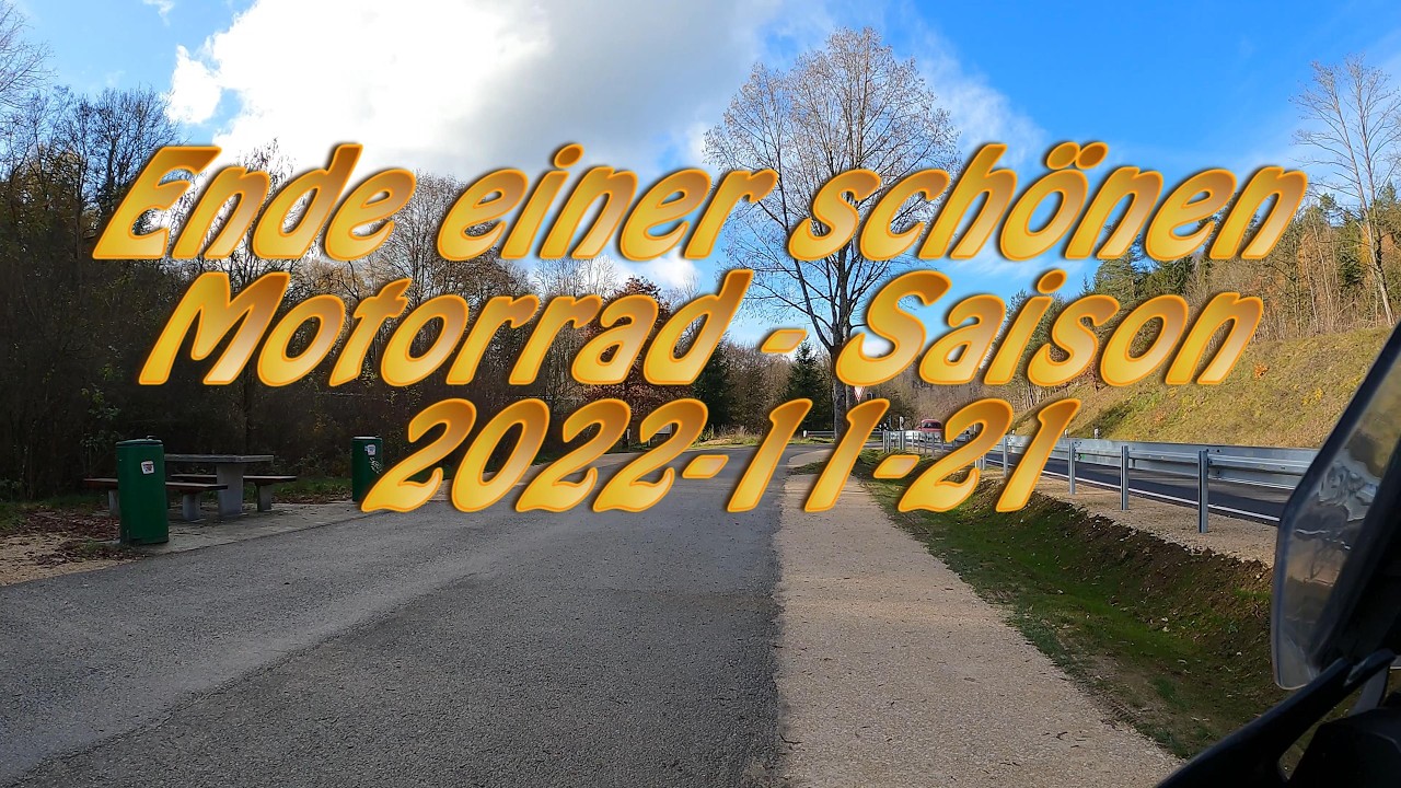 Saison Ende 2022 11 21 #donautal #motorradreisen #bmw