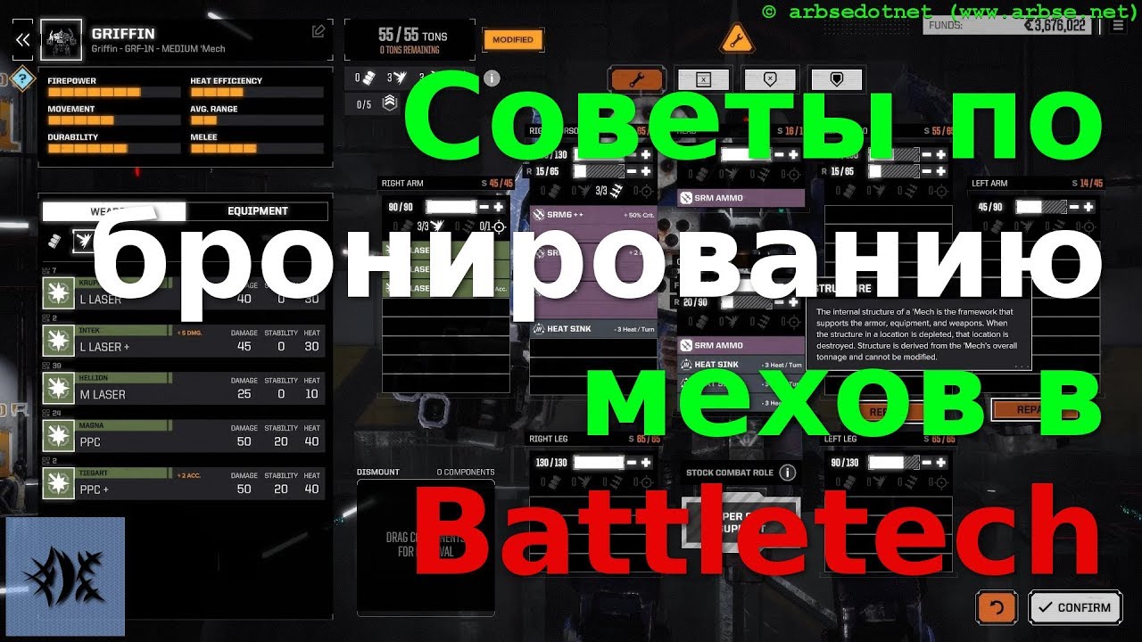Советы по бронированию мехов в Battletech