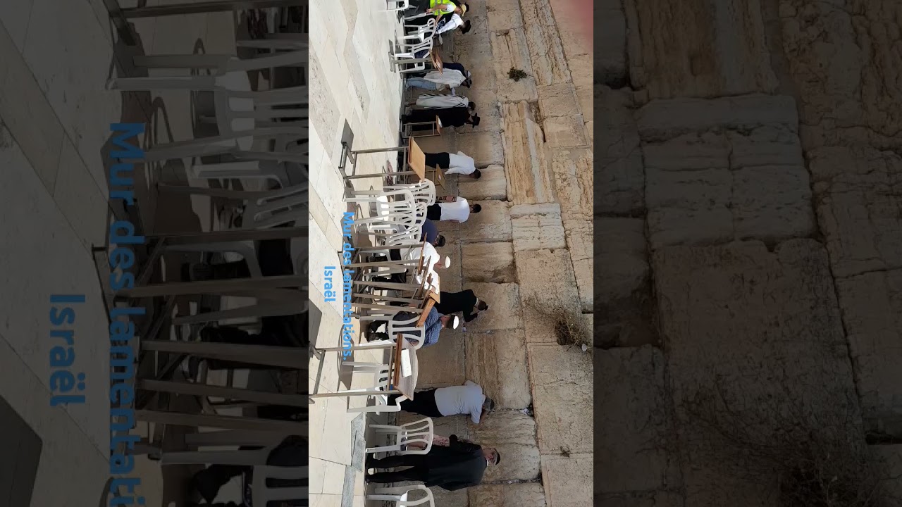 Mur des lamentations en Israël.  On y dépose vos requêtes de prière. 