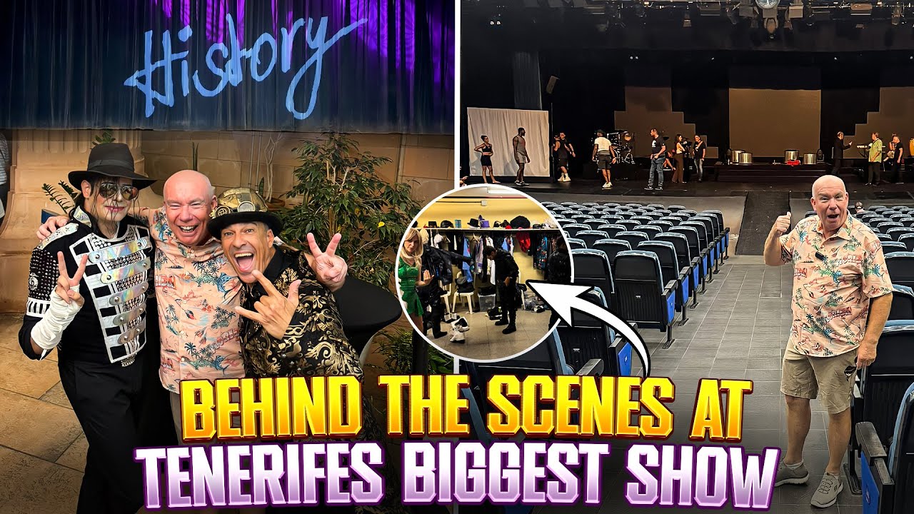 BACKSTAGE at Tenerife’s BIGGEST SHOW! 🎭 History of Music + Secret Rehearsals 👀✨