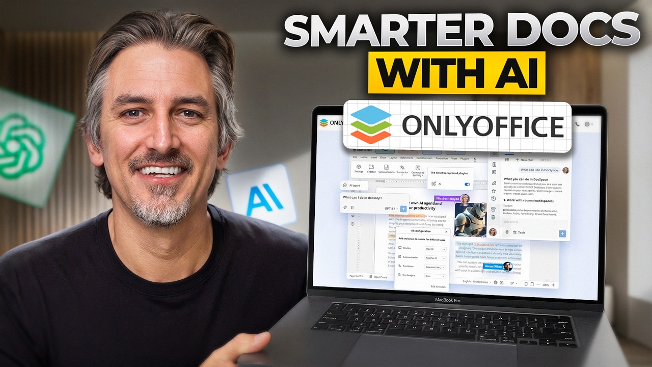 Документы ONLYOFFICE с ИИ: пишите, редактируйте и сотрудничайте в одном месте.