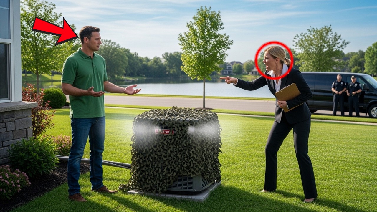 They Banned Visible AC Units, Camouflaged Mine as a Bush and It Overheated and Set the Bush on Fire