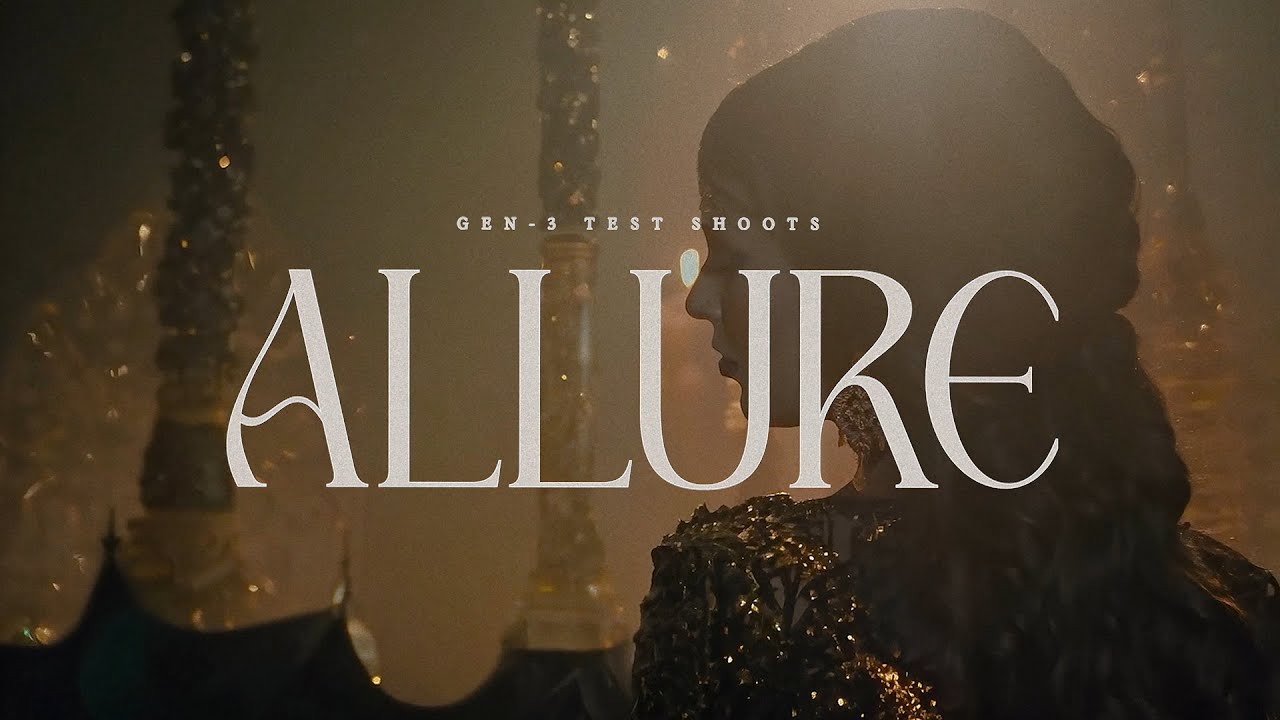 ALLURE - Gen-3 Runway AI Cinematic Video