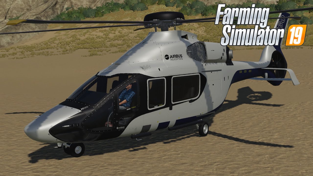 HELICOPTER Airbus H160 - Farming Simulator 2019 [FS19 LS19 Vehicle Mod] #gaming #games #helicopter
