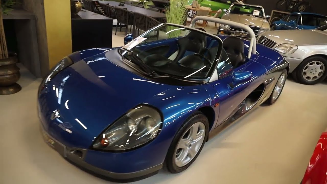Rare roofless sportscar Renault Sport spider in blue 1 of 1636 cars walkaround [Kaeve Supreme Cars]