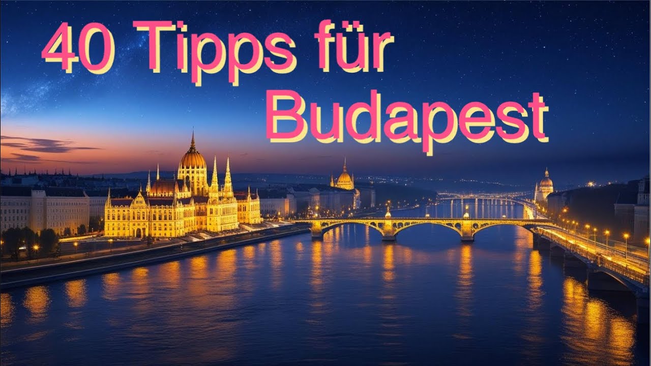 Budapest - 40 Tipps für einen Urlaub in der schönen Stadt an der Donau 2025