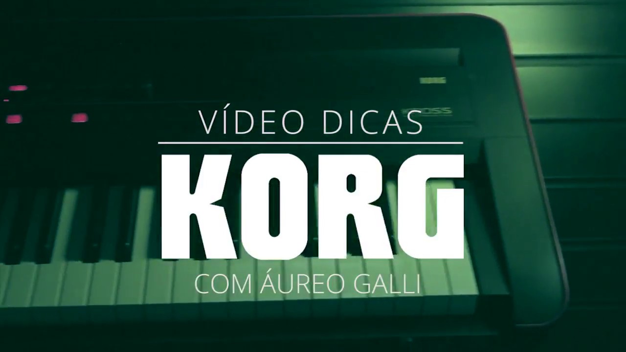KORG&reg; KROME   Como agregar sons no modo Combi e separar por regi&otilde;es