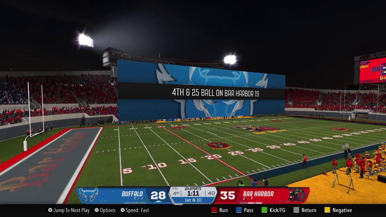 College Football 26 - Teambuilder Dynasty - Bar Harbor Vikings - Year 1