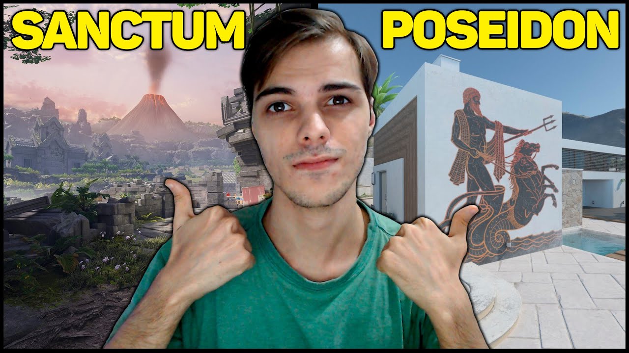 JOGUEI OS NOVOS MAPAS DE BRAÇO DIREITO (POSEIDON E SANCTUM)