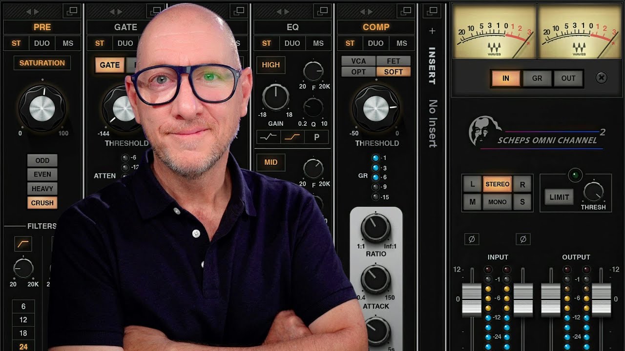 Przetwarzanie głosu nagranego na Sennheiser MKH416 z wykorzystaniem Scheps Omni Channel