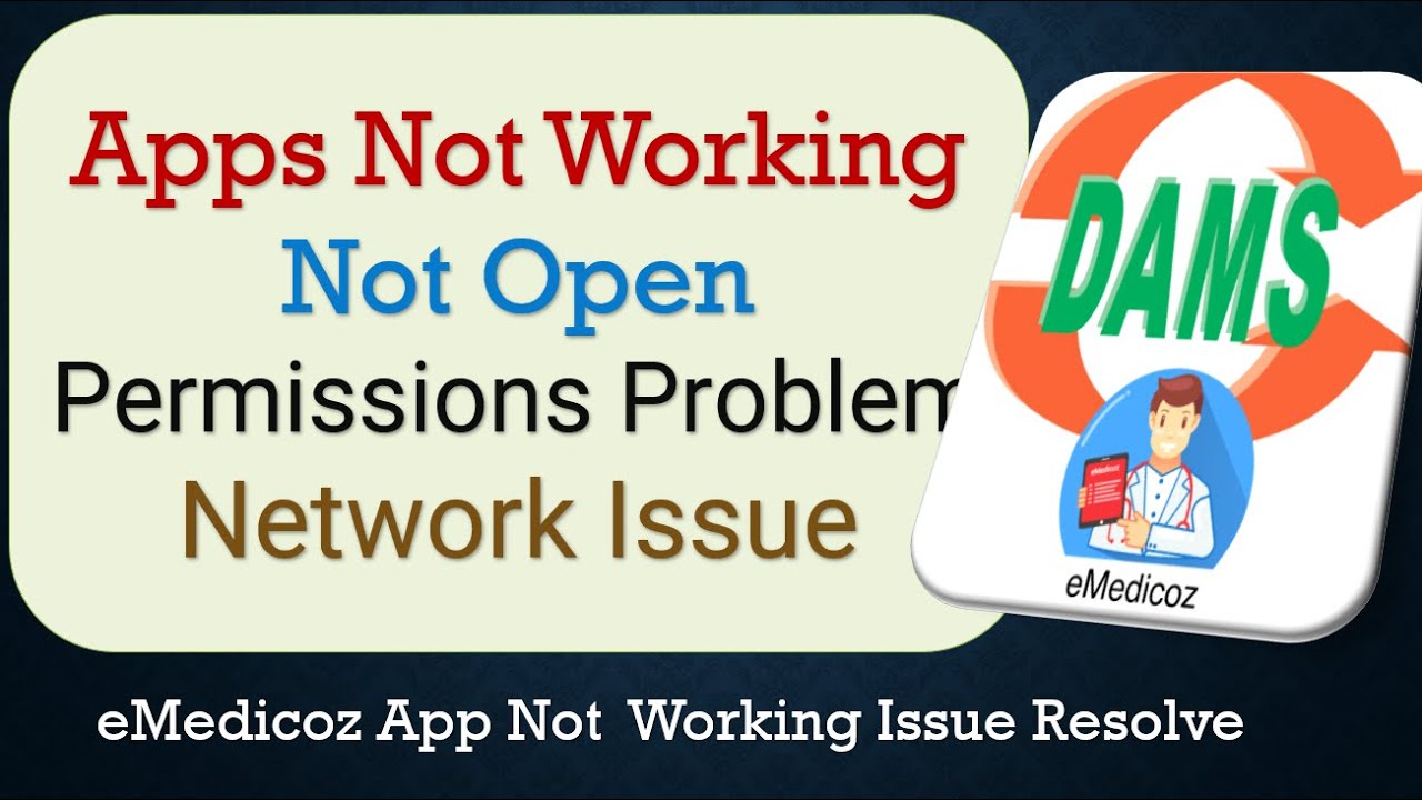 How To Fix eMedicoz App not working | Not Open | Space Issue | Network & Permissions Issue