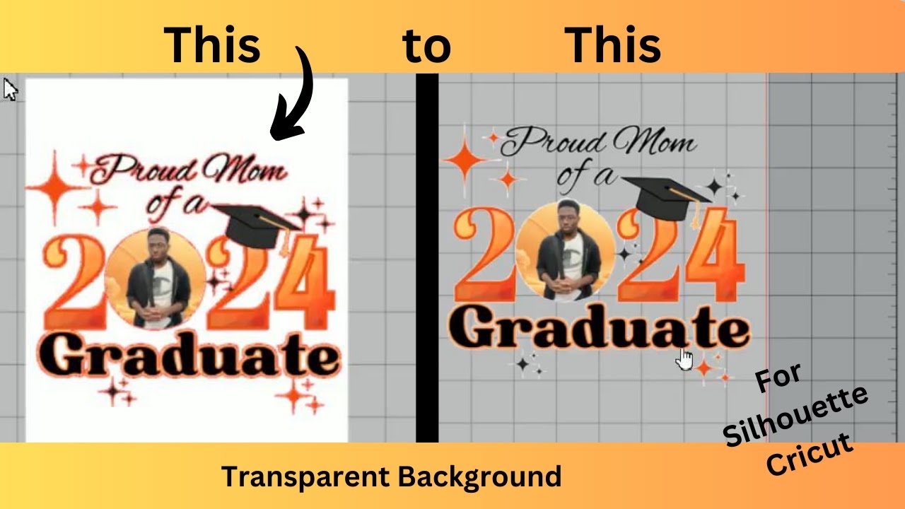 How to do a Transparent Background in Silhouette Studios And Cricut Design Space