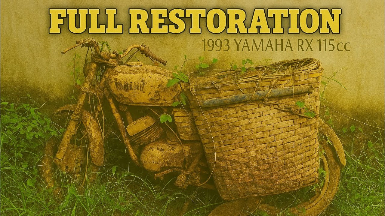 FULL RESTORATION 32 Years Old YAMAHA Rxs 115cc Abandoned - From Trash To Like New | TimeLapse