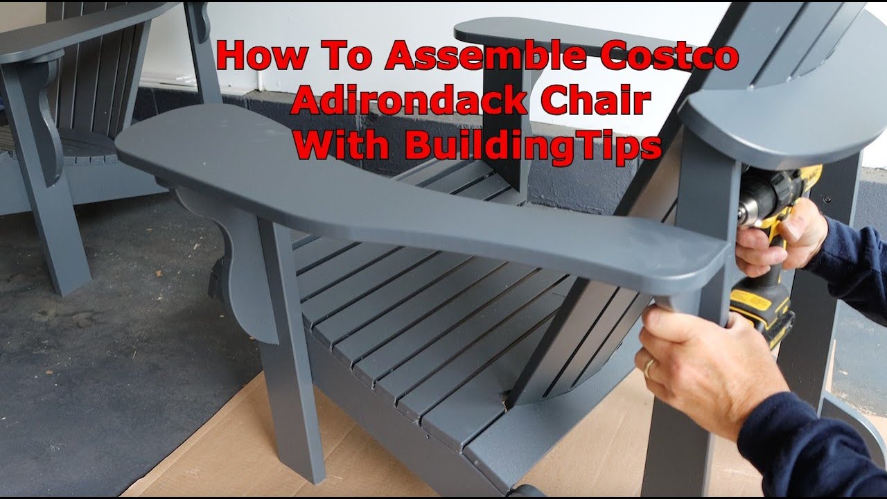 How To Assemble Costco Adirondack Chair / Assembly Tips