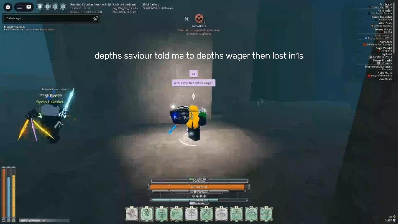 ganking depths saviors in deepwoke