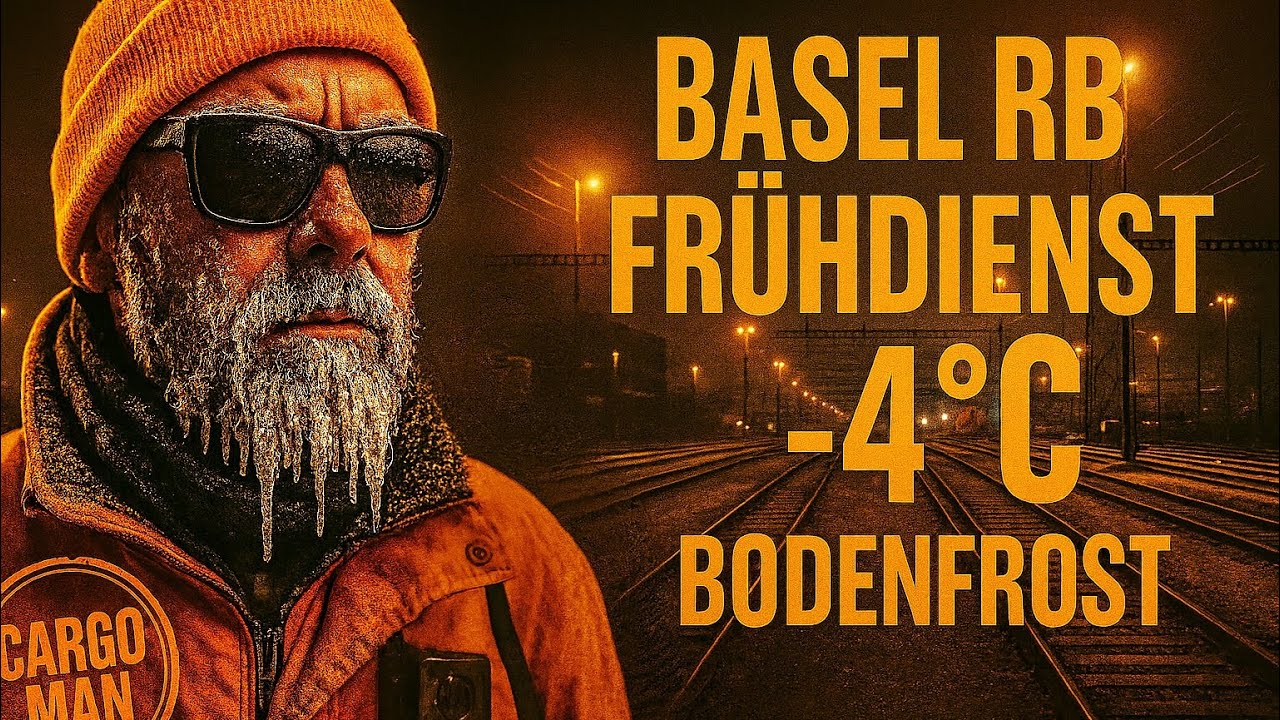 Eiskalter Start im Gleisfeld ❄️ | –4° Frühdienst in Basel RB