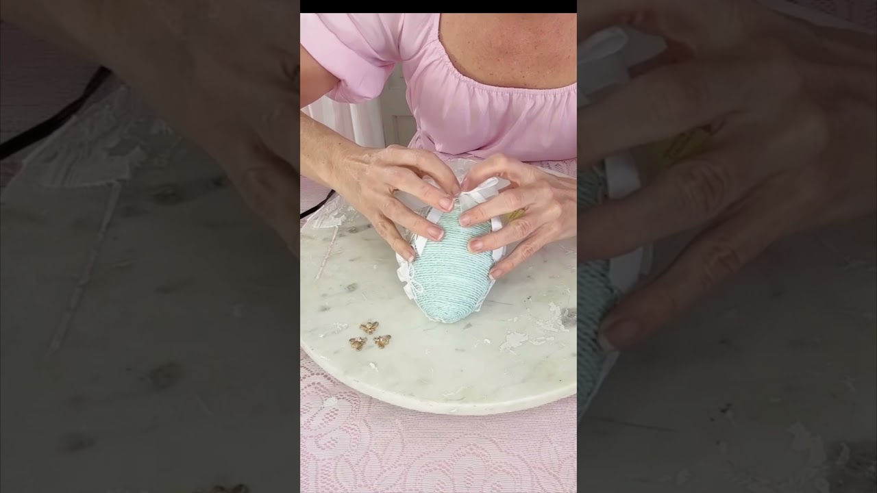 DIY Dollar Tree fancy eggs! 🐣🐰