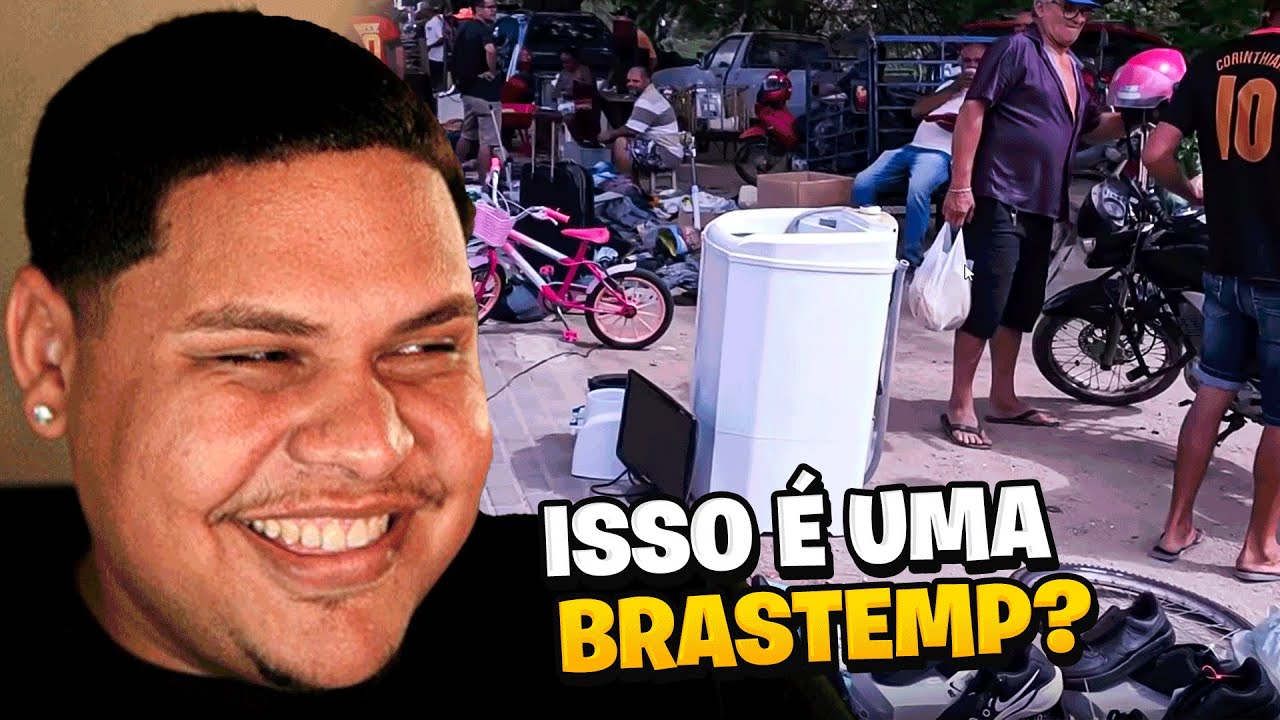 TINHA ATÉ MÁQUINA DE LAVAR - JMDECK REAGINDO A FEIRA DO ROLO