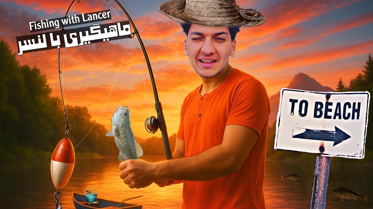 رفتیم ماهیگیری 🐟 ببینید چی گرفتیم😂