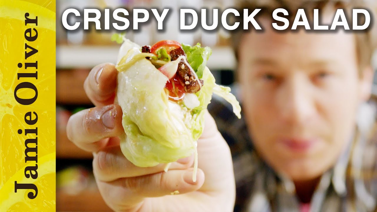 Crispy Duck Salad | Jamie Oliver | 15 Minute Meals