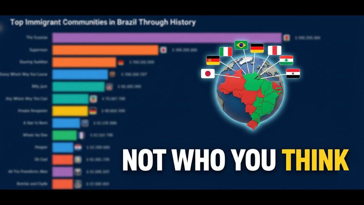 Top Immigrant Communities in Brazil Through History