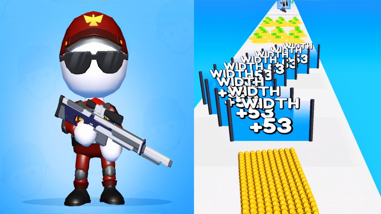 Bullet Army Run | All Level Gameplay Walkthrough Android.iOS New Update - 2024 Part 1