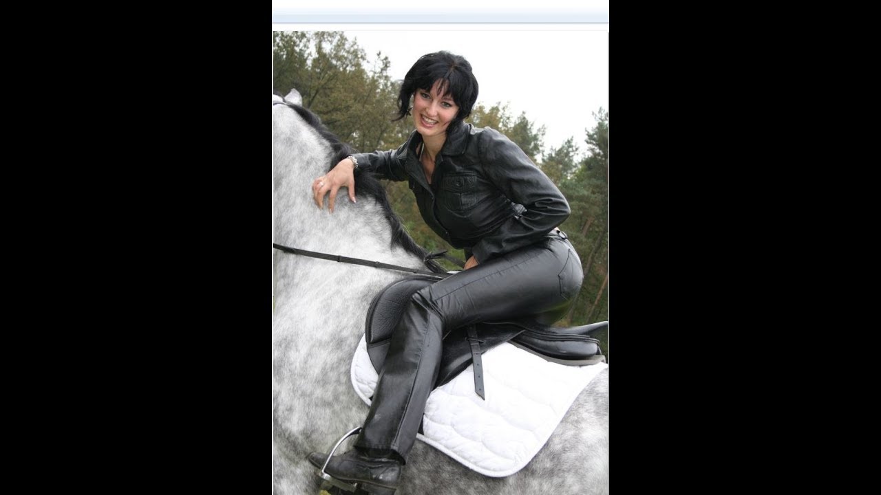 Leathered Life - Claudia Riding in Leather Pants