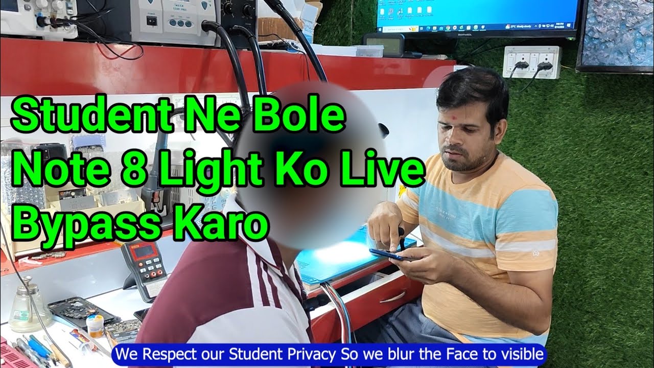 Redmi Note 8 Light IC Bypass @JYOTSNAMOBILECARE