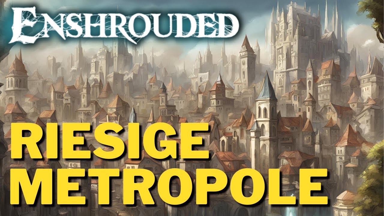 Unglaublich was 8 Spieler seit Release hier gebaut haben! Eine Riesige Stadt in Enshrouded!