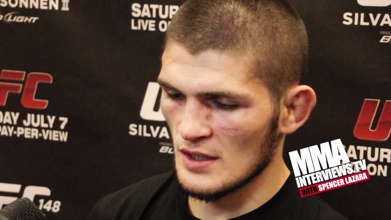 Khabib Nurmagomedov talks win over Tibau, training at AKA, surreal feeling being 2-0 in the UFC