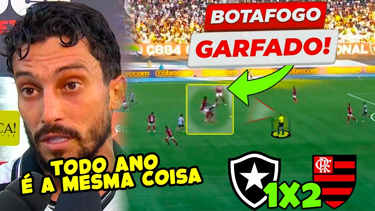 BOTAFOGO &Eacute; GARFADO E PERDE PRO FLAMENGO COM FALHA BIZARRA DE NETO! POS JOGO BOTAFOGO X FLAMENGO