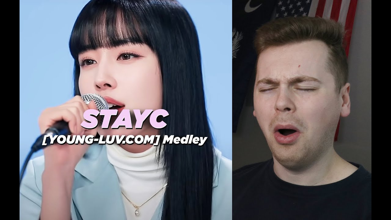 JUST FOR FUN (STAYC(스테이씨) [YOUNG-LUV.COM] Live Medley Reaction)
