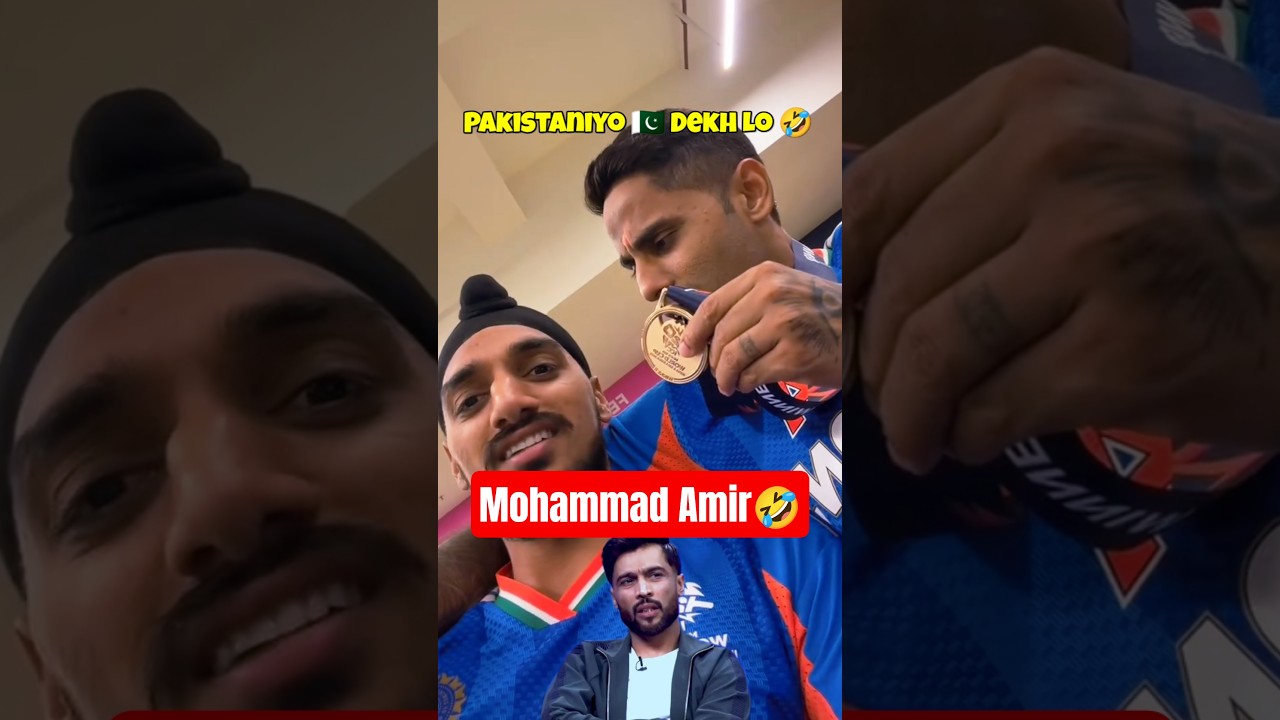 After T20 World Cup Win, Suryakumar Yadav & Arshdeep Singh Take a Dig at Mohammad Amir #t20worldcup