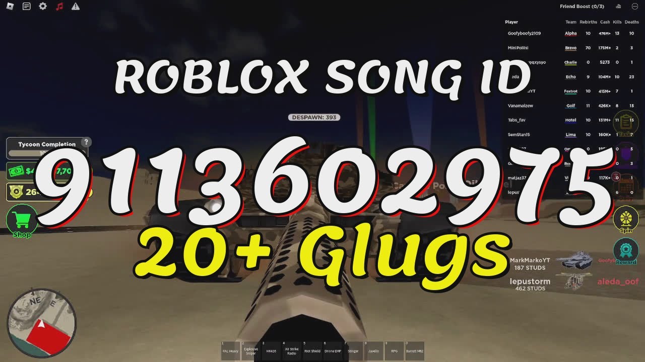 20+ Glugs Roblox Song IDs/Codes