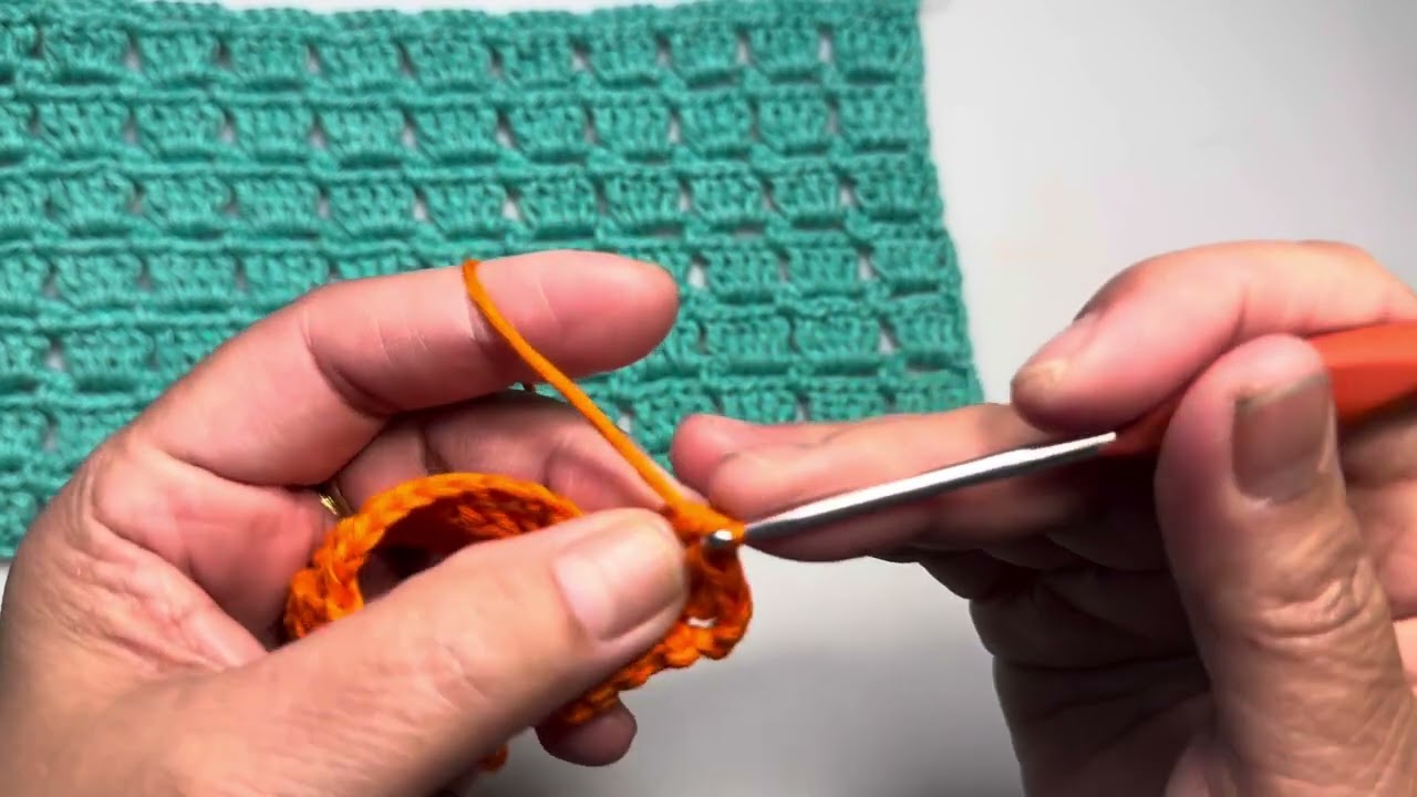 Very easy double crochet 🧶 pattern video tutorial crochet 🧶 no 672