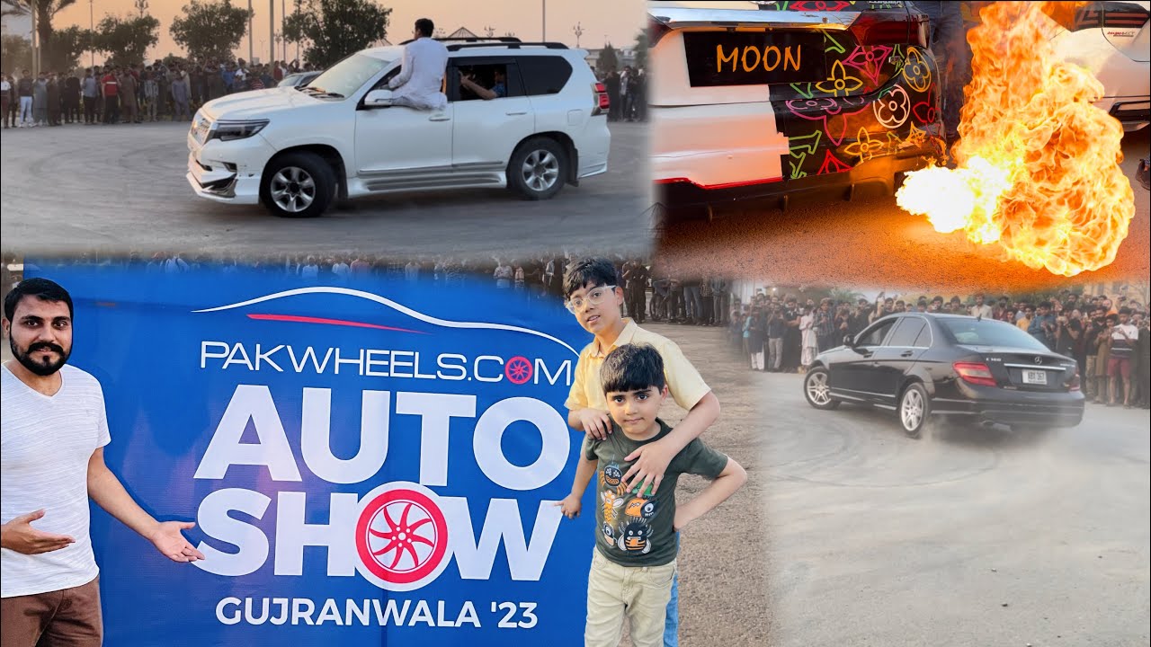 Pakwheels auto show and car drifting ( Gujranwala )
