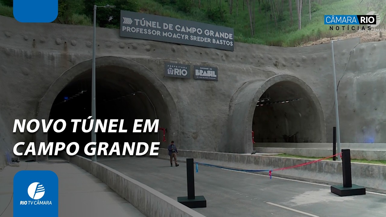 Novo túnel em Campo Grande promete melhorar mobilidade na Zona Oeste do Rio