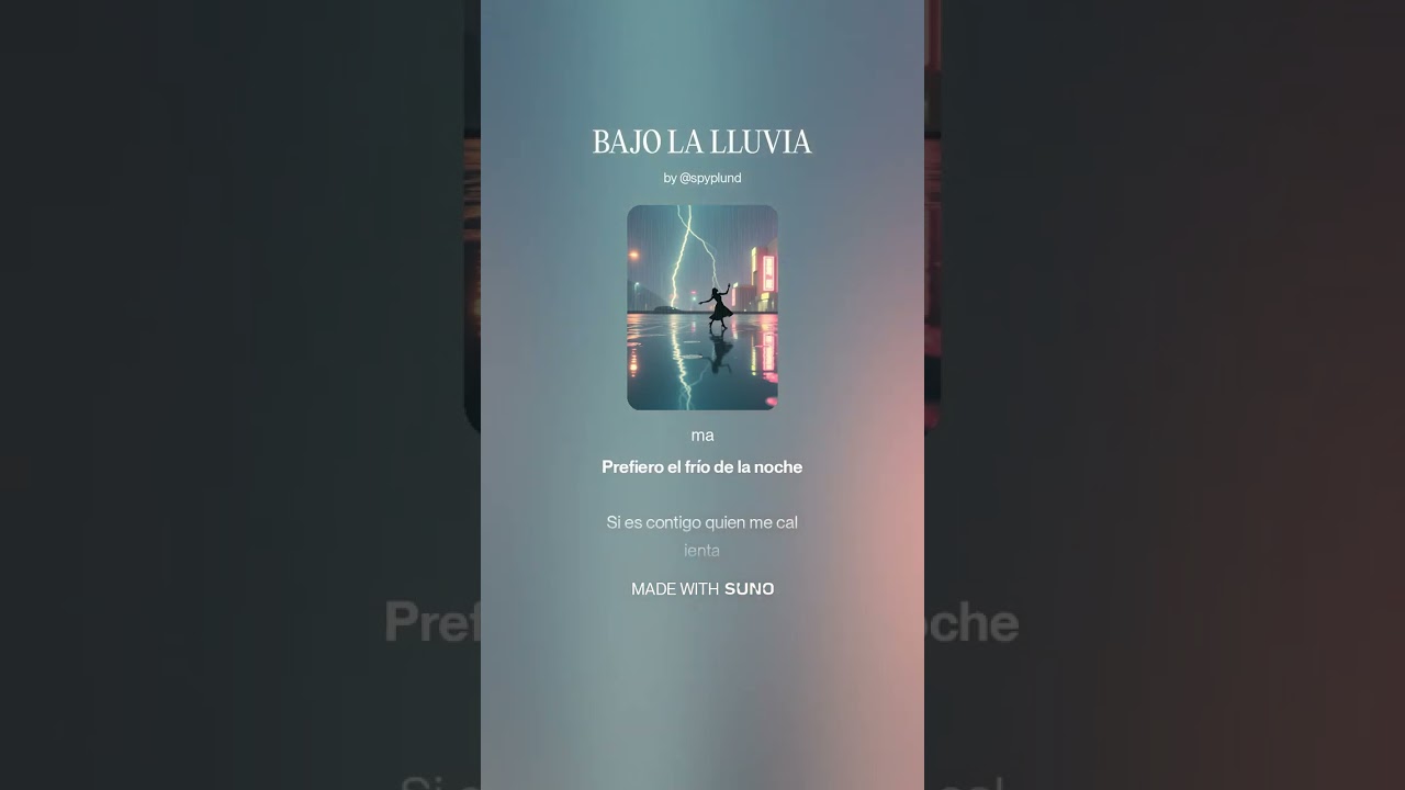 BAJO LA LLUVIA