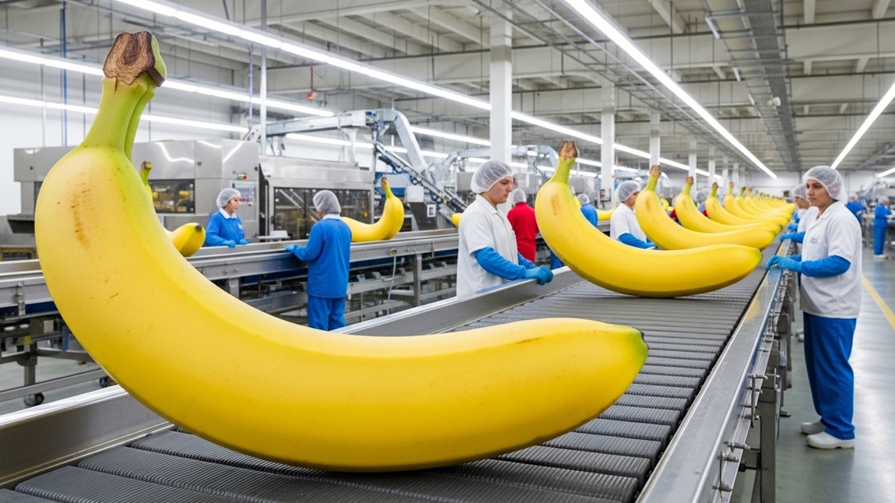 How 1 Million Bananas Are Processed Every Day in America