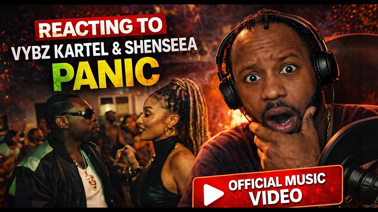 Реакция на клип Vybz Kartel и Shenseea - PANIC (Official Music Video).