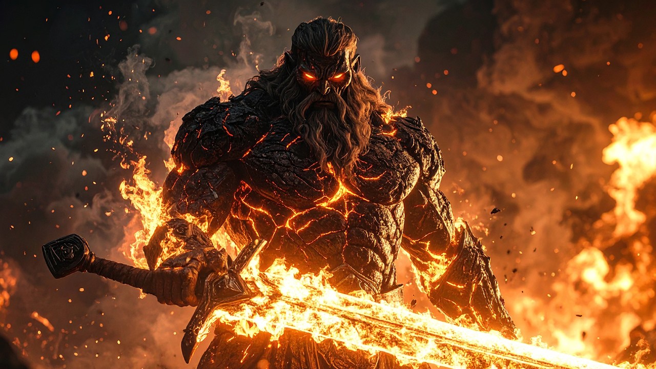 The Wrath of Surtr | Viking Instrumental Music by Valhalla Drums