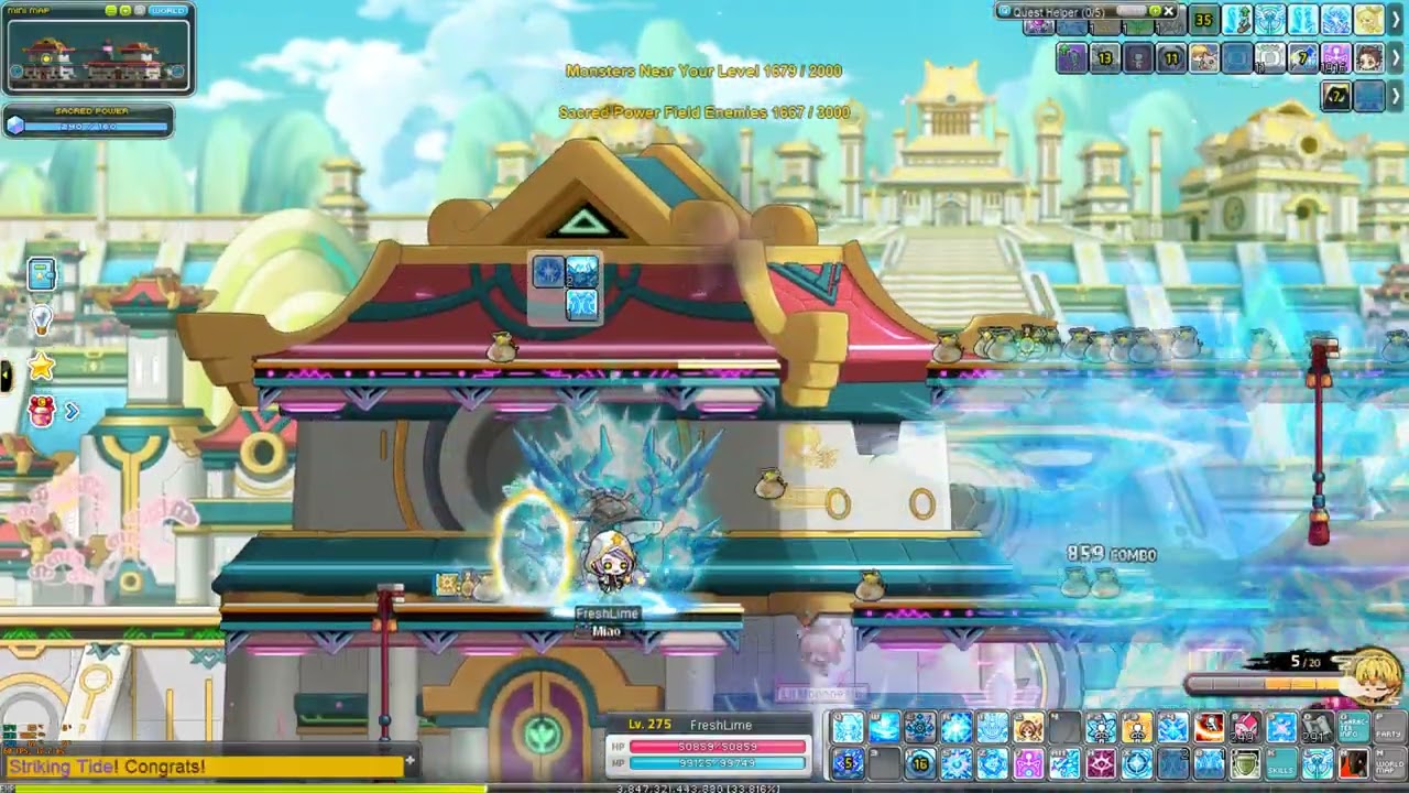 Maplestory - Ice/Lightning Mage - 6th Job Frozen Orb